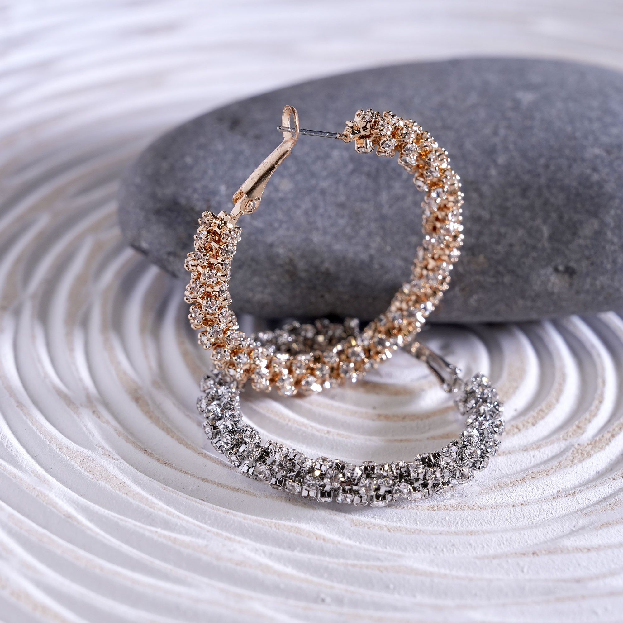 The Pavé Hoop Earring