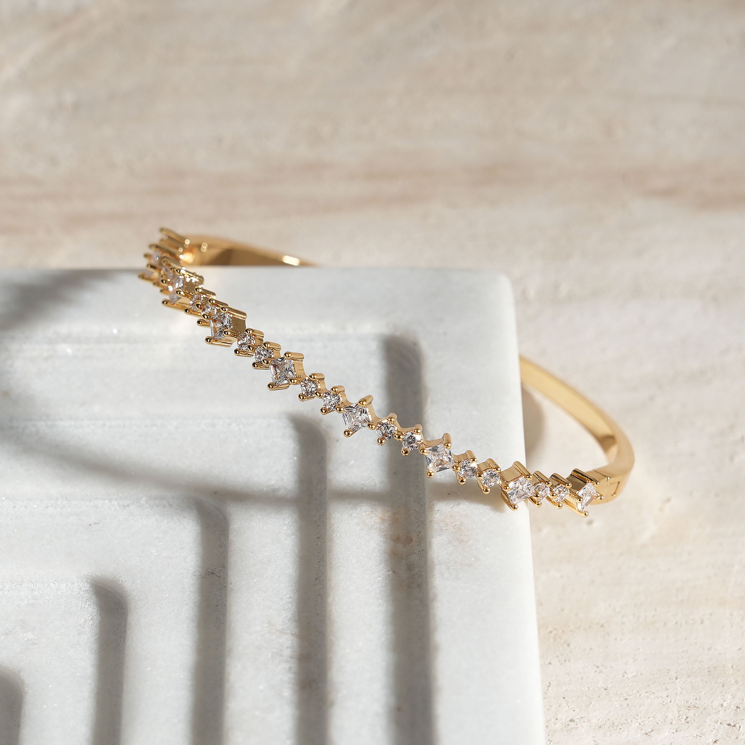 Celeste Diamond-Cut Tennis Bracelet