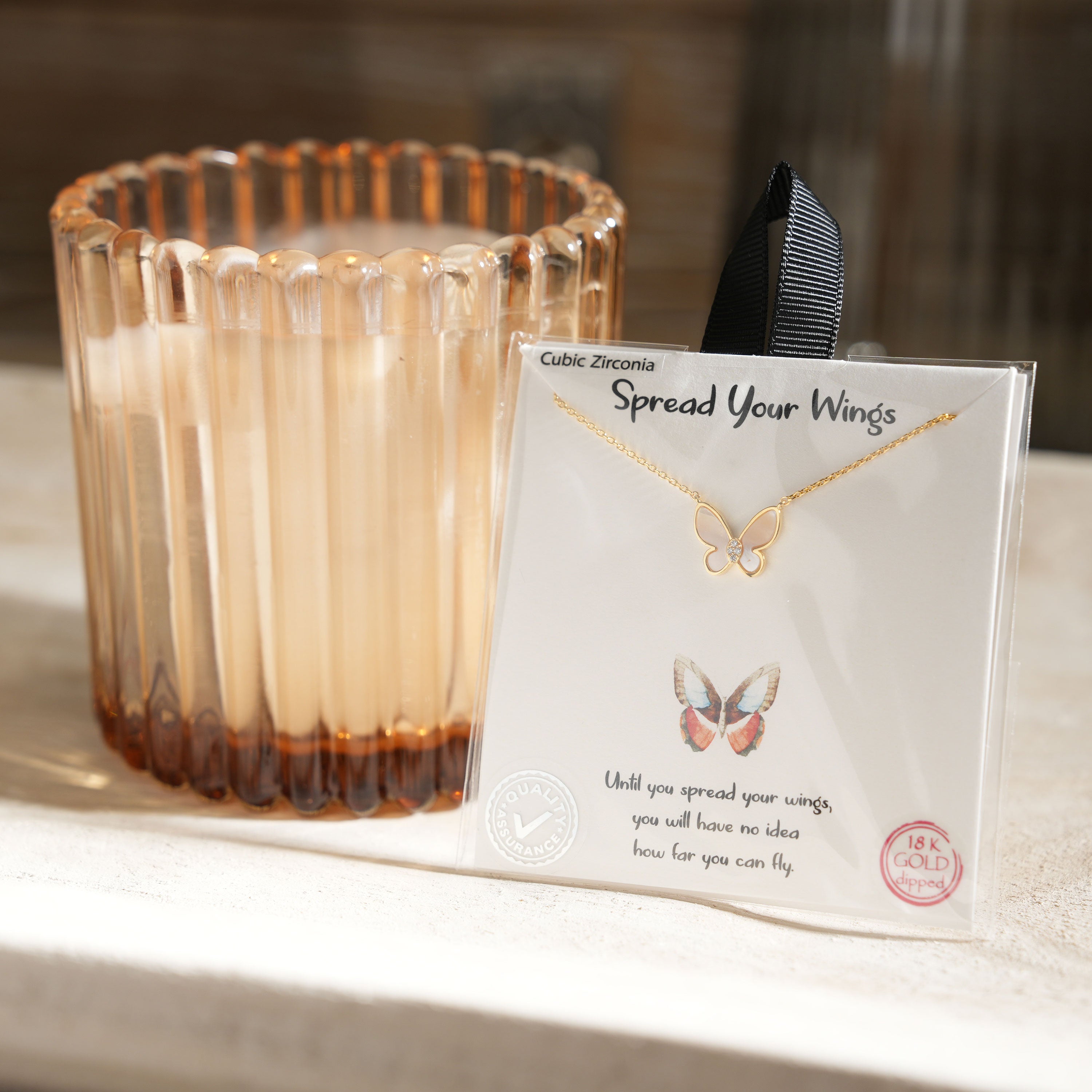 Spread Your Wings - Necklace with Stories