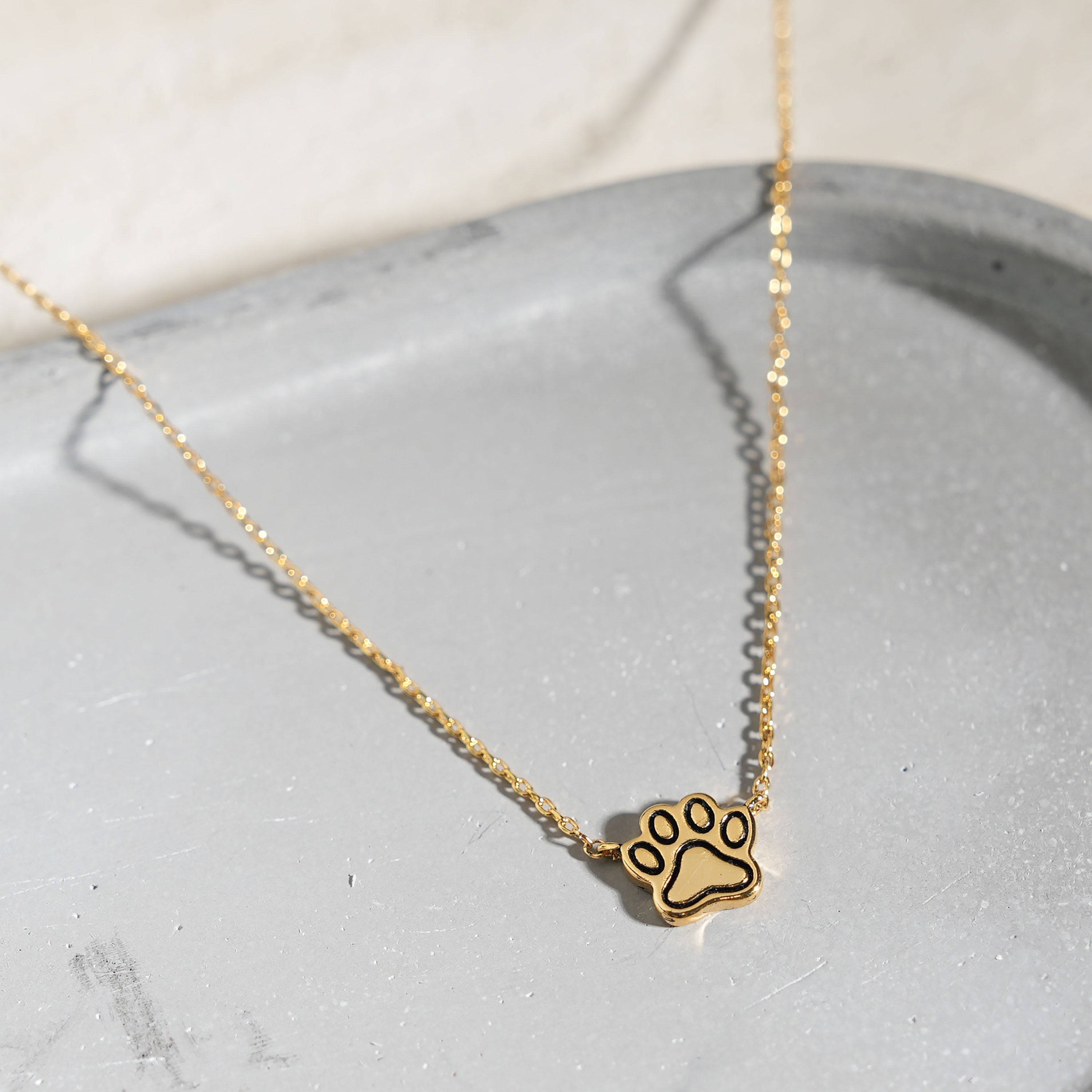 Paw Print - Necklace with Stories