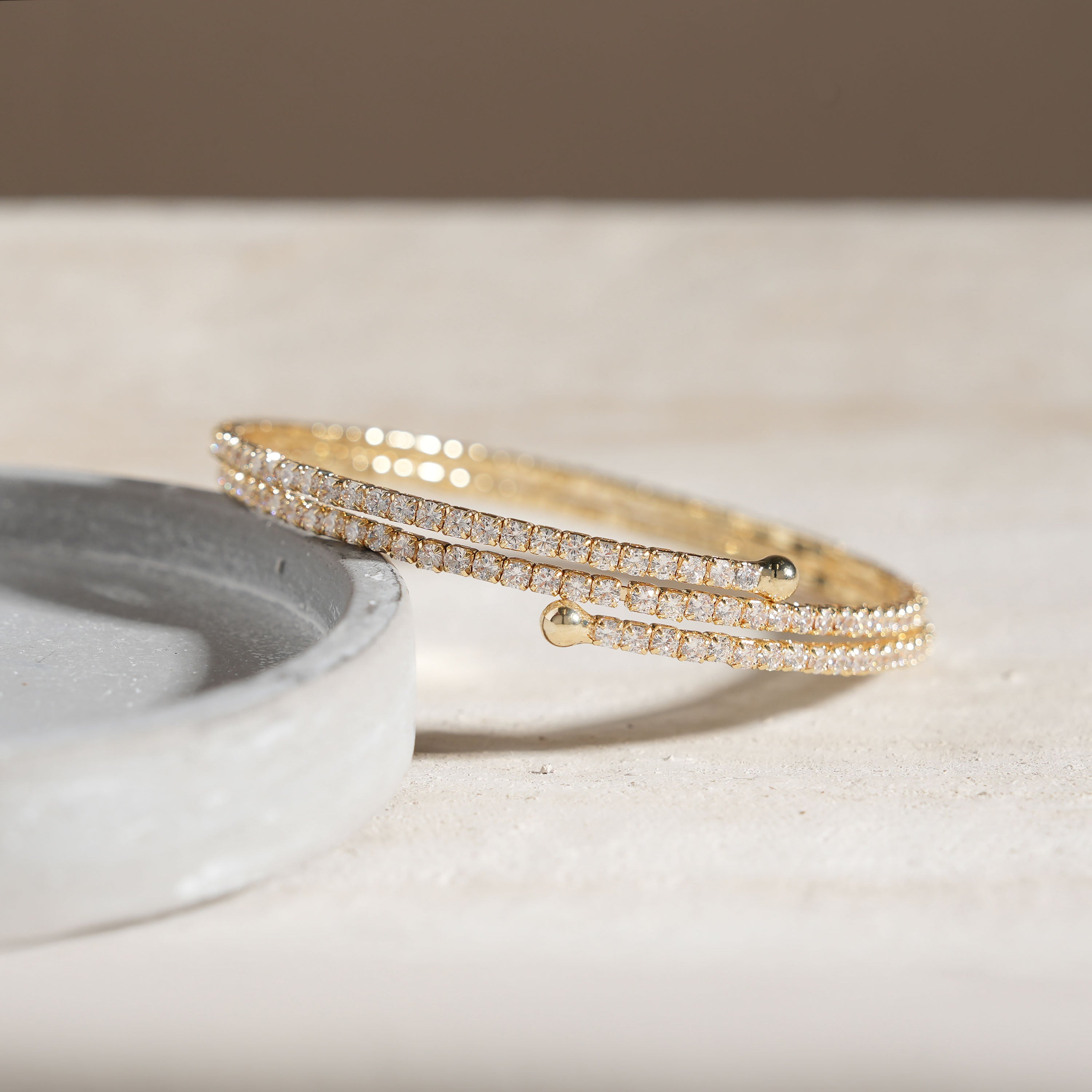Twinkle Luxe Flex Flexible Tennis Bracelet